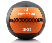 Набивной мяч (медбол) Way4you 3кг Оранжевый