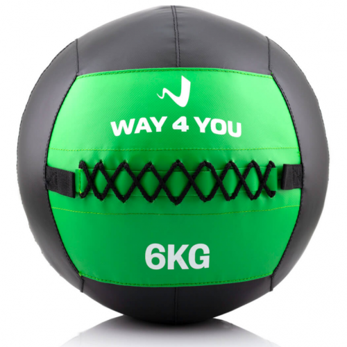 Набивной мяч (медбол) Way4you 6кг Зеленый