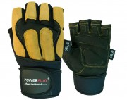 PowerPlay 21279 Перчатки для фитнеса PowerPlay 1071 А черно-коричневые фото