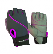 PowerPlay 21180 Перчатки для фитнеса PowerPlay 1725 A женские Серо-Фиолетовые фото