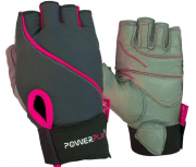 PowerPlay 21184 Перчатки для фитнеса PowerPlay 1725 женские Серо-Розовые фото
