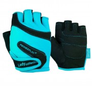 PowerPlay 21189 Перчатки для фитнеса PowerPlay 1729 A женские Голубые фото