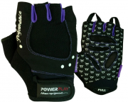 PowerPlay 24713 Перчатки для фитнеса PowerPlay 1751 женские Черно-фиолетовые фото