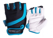 PowerPlay 24714 Перчатки для фитнеса PowerPlay 2311 женские Черно-Голубые фото