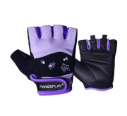 PowerPlay 21230 Перчатки для фитнеса PowerPlay 3492 женские Черно-фиолетовые фото