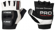 Power System 21412 Перчатки для фитнеса и тяжелой атлетики Power System Fitness PS-2300 Black/White фото