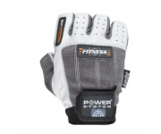 Перчатки для фитнеса и тяжелой атлетики Power System Fitness PS-2300 Grey/White