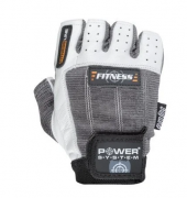 Power System 21416 Перчатки для фитнеса и тяжелой атлетики Power System Fitness PS-2300 Grey/White фото