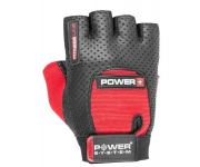 Перчатки для фитнеса и тяжелой атлетики Power System Power Plus PS-2500 Black/Red