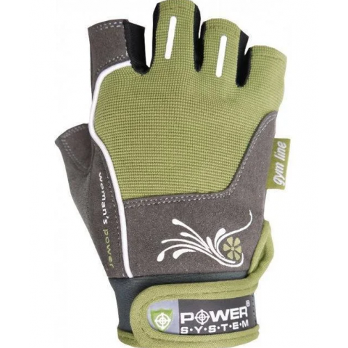 Перчатки для фитнеса и тяжелой атлетики Power System Woman’s Power PS-2570 Green