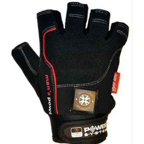 Перчатки для фитнеса и тяжелой атлетики Power System Man’s Power PS-2580 Black