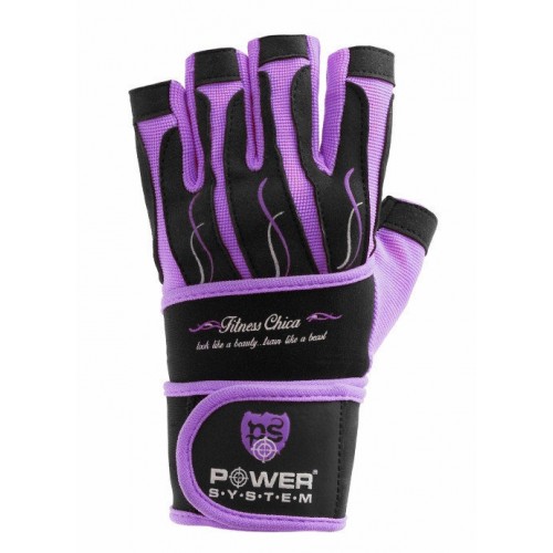 Перчатки для фитнеса женские Power System Fitness Chica PS-2710 Purple