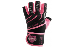 Перчатки для фитнеса и тяжелой атлетики Power System Rebel Girl PS-2720 Pink