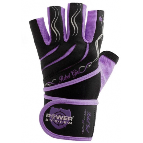 Перчатки для фитнеса и тяжелой атлетики Power System Rebel Girl PS-2720 Purple