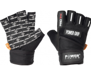 Перчатки для фитнеса и тяжелой атлетики Power System Power Grip PS-2800 Black