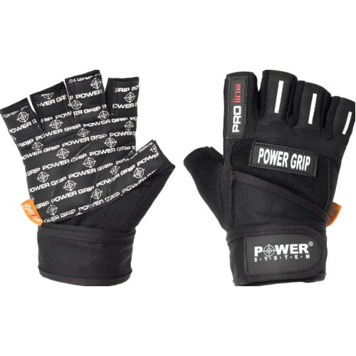 Перчатки для фитнеса и тяжелой атлетики Power System Power Grip PS-2800 Black