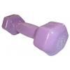 Гантели для фитнеса и аэробики обрезиненные Power System 2 kg PS-4025 Purple (1 шт)  фото 2