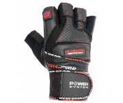 Перчатки для тяжелой атлетики Power System Ultimate Motivation PS-2810 Black/Red
