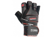 Перчатки для тяжелой атлетики Power System Ultimate Motivation PS-2810 Black/Red