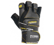 Перчатки для тяжелой атлетики Power System Ultimate Motivation PS-2810 Black/Yellow
