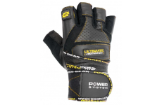 Перчатки для тяжелой атлетики Power System Ultimate Motivation PS-2810 Black/Yellow