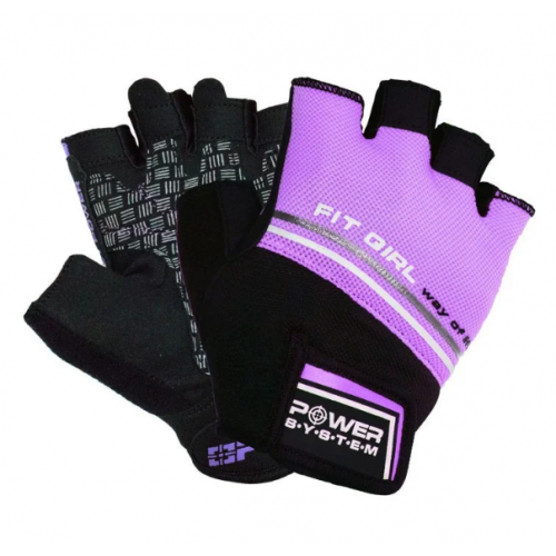 Перчатки для фитнеса и тяжелой атлетики Power System Fit Girl Evo PS-2920 Purple