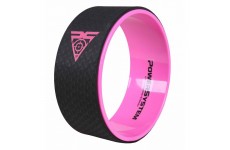 Йога колесо для фитнеса и аэробики Power System Yoga Wheel Pro PS-4085 Black/Pink