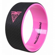 Йога колесо для фитнеса и аэробики Power System Yoga Wheel Pro PS-4085 Black/Pink фото