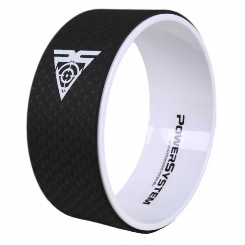 Йога колесо для фитнеса и аэробики Power System Yoga Wheel Pro PS-4085 Black/White