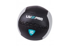 Мяч для кроссфита LivePro WALL BALL 10 кг черный/серый LP8100-10