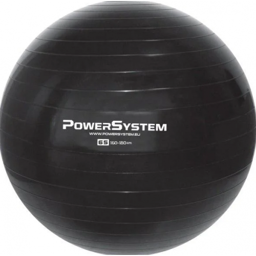 Мяч для фитнеса и гимнастики Power System PS-4012 Pro Gymball 65 cm Black