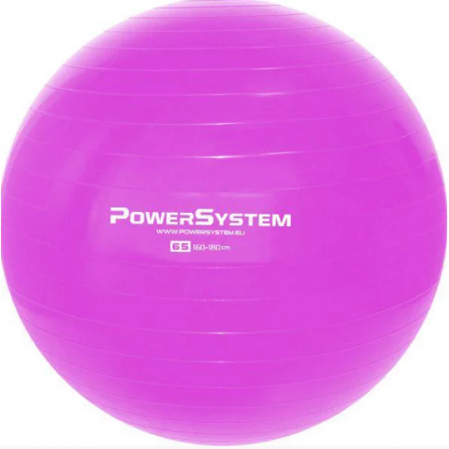 Мяч для фитнеса и гимнастики Power System PS-4012 Pro Gymball 65 cm Pink