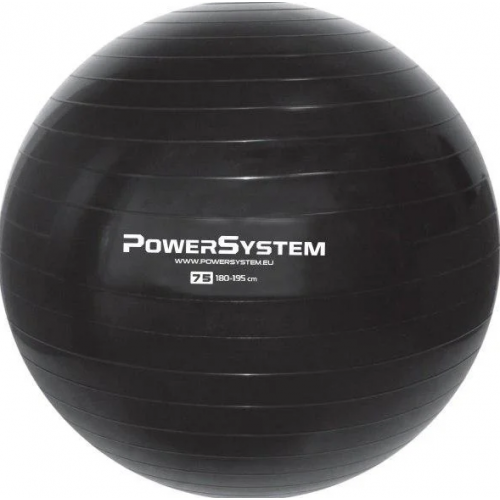 Мяч для фитнеса и гимнастики Power System PS-4013 Pro Gymball 75 cm Black