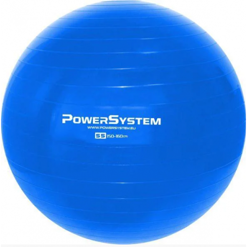 Мяч для фитнеса и гимнастики POWER SYSTEM PS-4011 55cm Blue