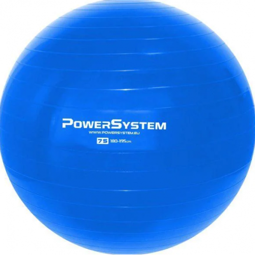 Мяч для фитнеса и гимнастики POWER SYSTEM PS-4013 75 cm Blue