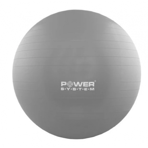 Мяч для фитнеса и гимнастики POWER SYSTEM PS-4013 75 cm Grey