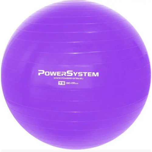 Мяч для фитнеса и гимнастики POWER SYSTEM PS-4013 75 cm Purple