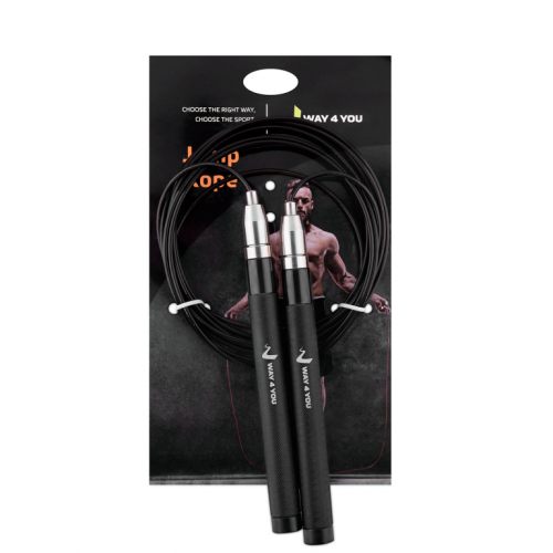 Скоростная Crossfit Скакалка W4Y Jump Rope Easy Lock (черная)