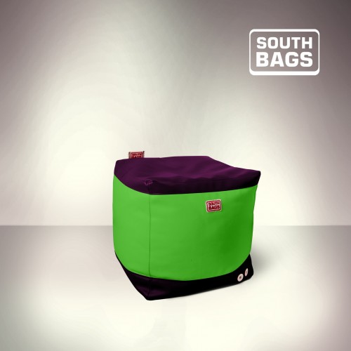 Пуф South Bags Куб 45см Двухцветный